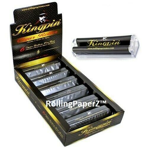 1 Kingpin Cigar Roller Machine - Rolls Perfect Blunt Size (120mm) Cigars Easily