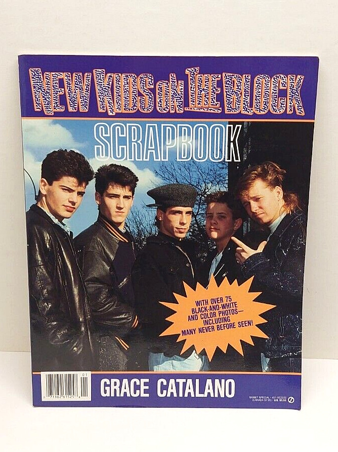 NEW KIDS ON THE BLOCK Scrapbook (Signet, 1990) Grace Catalano First Print