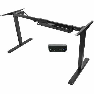 VIVO Electric Stand Up Desk Frame Single Motor Standing Height Adjustable