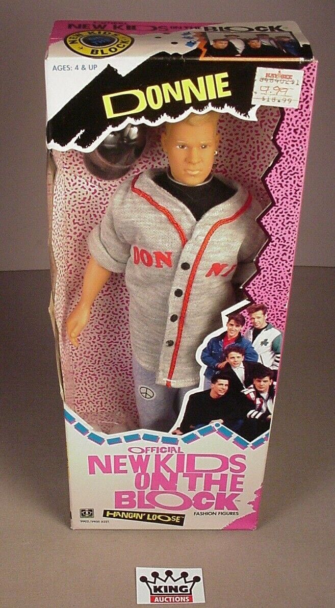 1990 New Kids on the Block Donnie Figure 11.5 Doll MIB NRFB NKOTB celebrity toy