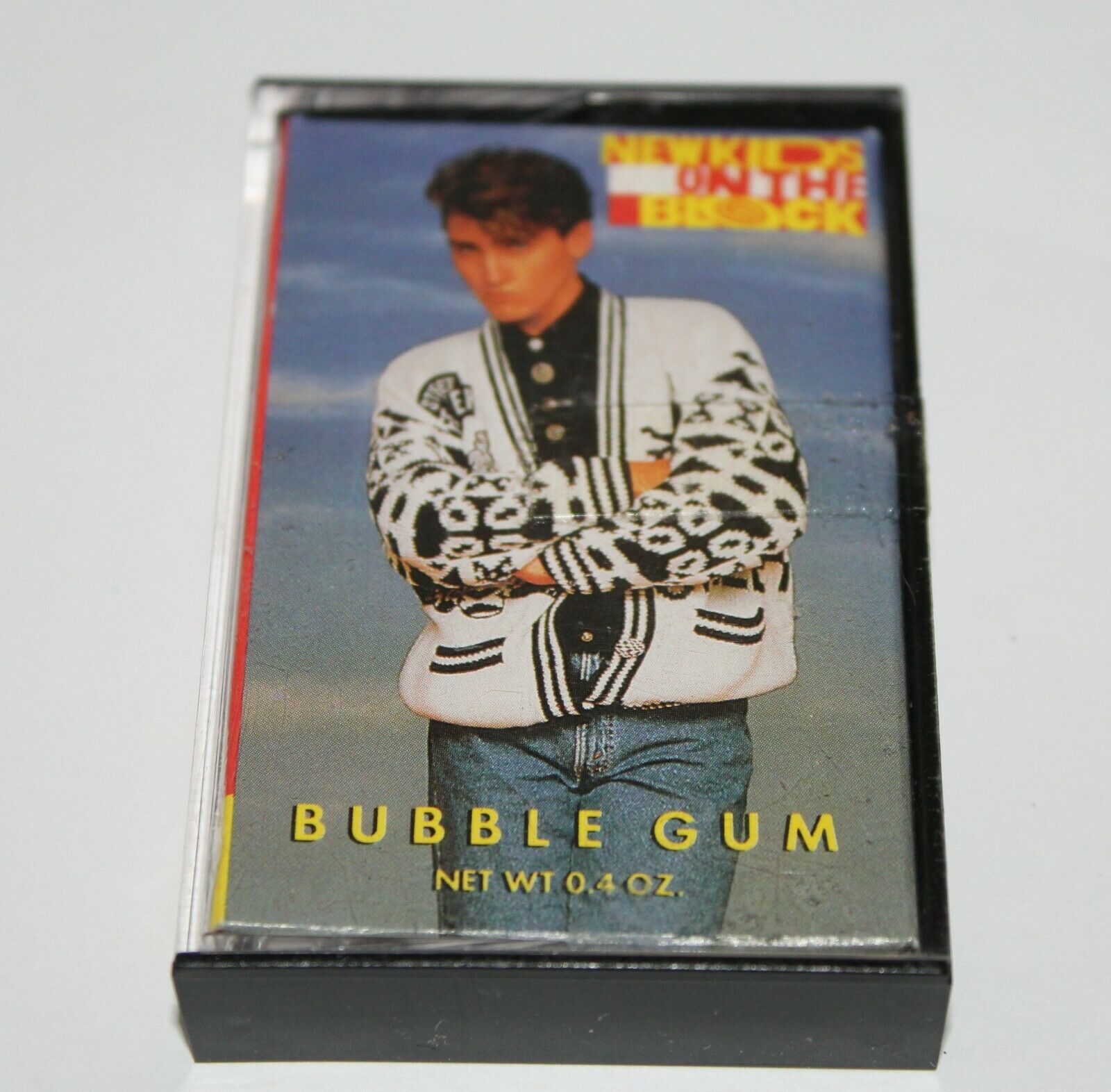 NEW KIDS ON THE BLOCK Jonathan Bubble Gum Candy Mini Cassette Tape Case #21