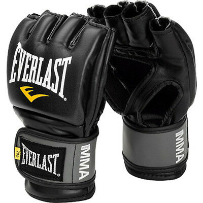 Everlast Pro Style Grappling MMA Gloves - Large (L/XL) - Black