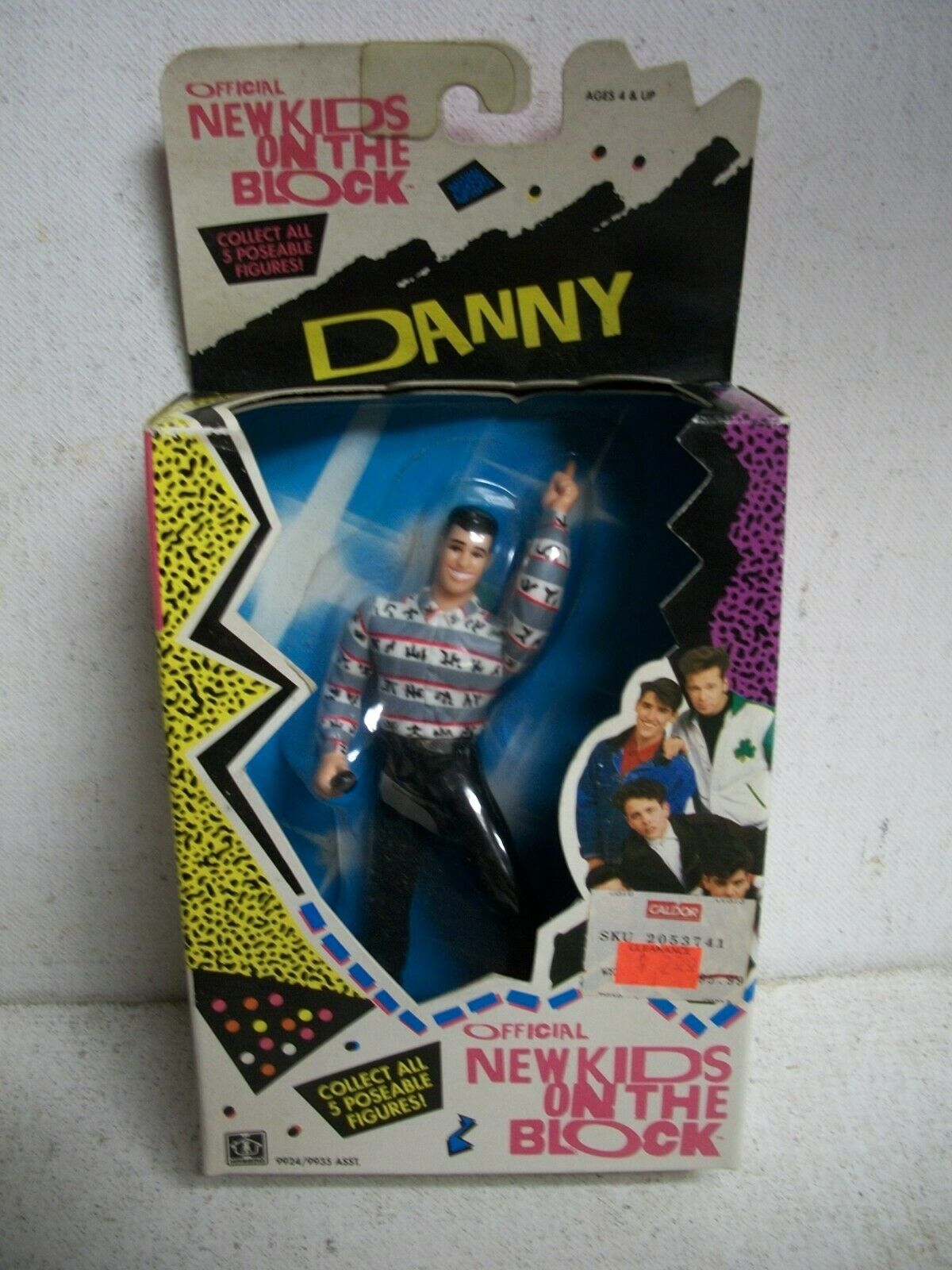 1990 NEW KIDS ON BLOCK Posable Figure DANNY