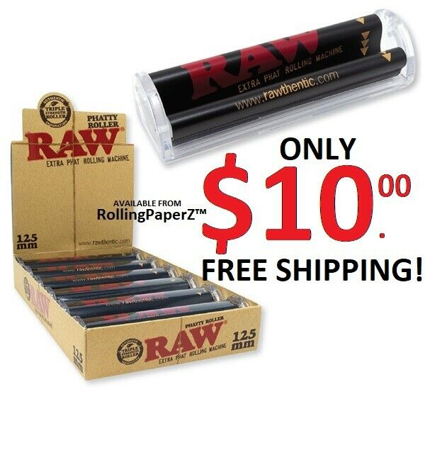 RAW Papers PHATTY ROLLER 125mm Extra PHAT Rolling Machine Fatty Party RAWTHENTIC