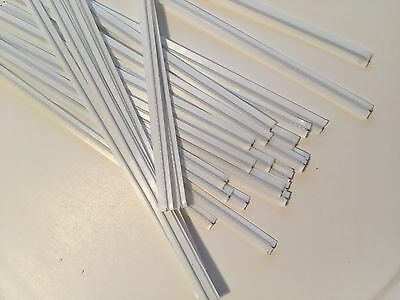 (500 Pcs) White Plastic Twist Ties 5/32" X 6" Bag Tie Cello