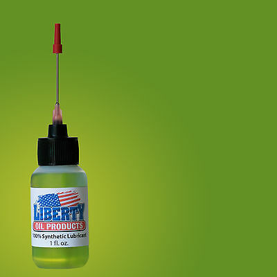 100% Synthetic Oil for lubricating Slot Cars, Liberty Oil made in U.S.A.