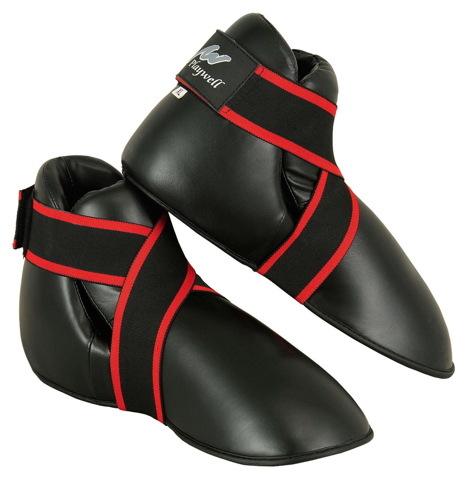 Semi Contact Point Sparring Boots Black Competition Kick Boxing Itf Taekwondo
