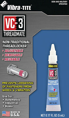 Vibra-tite Vc-3 Threadmate, Removable, Thread Locking,sealing 5ml Tube 21305bc