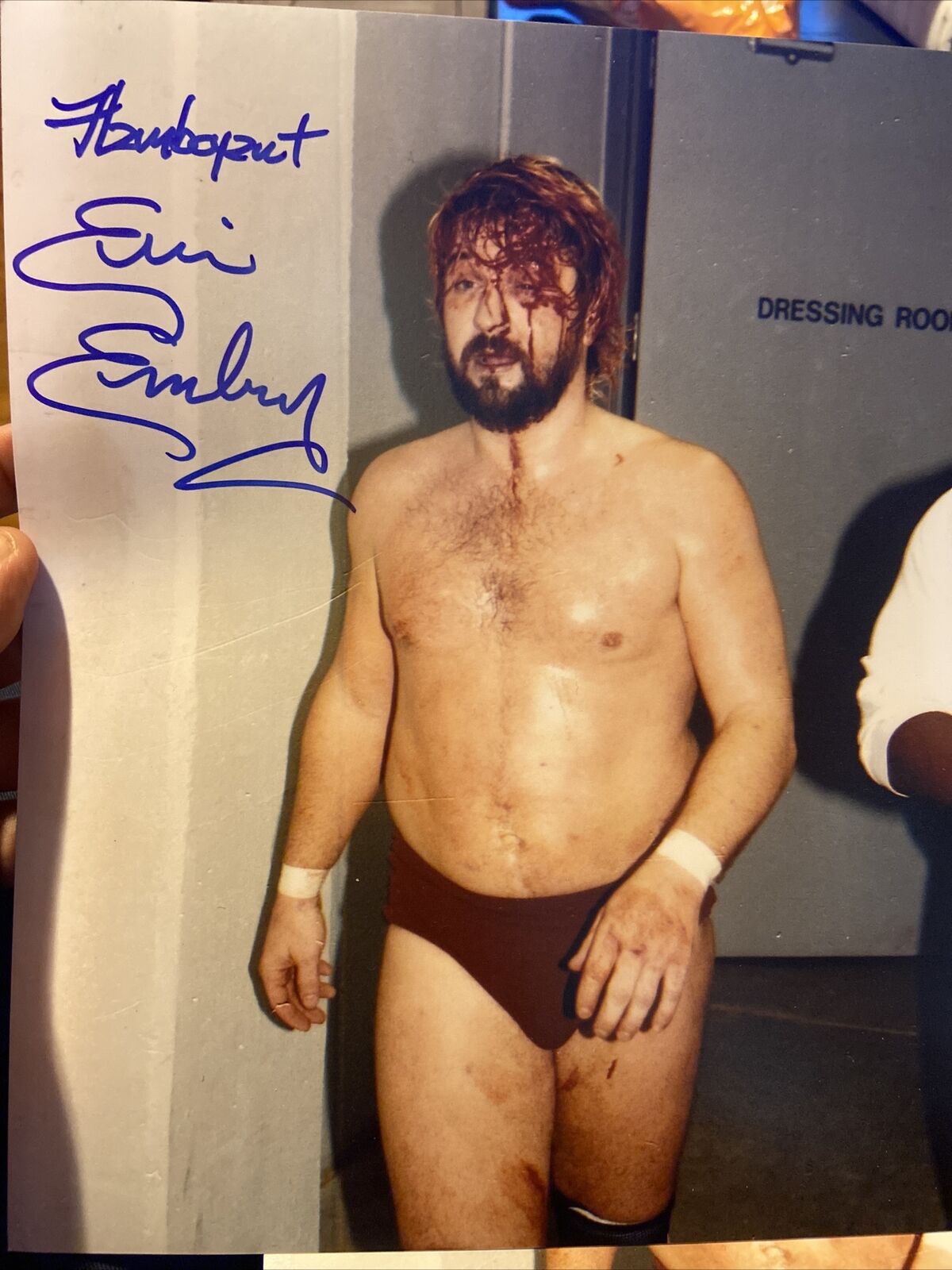 Eric Embry Signed  8 X 10  Wrestling Photo  WCCW NWA USWA