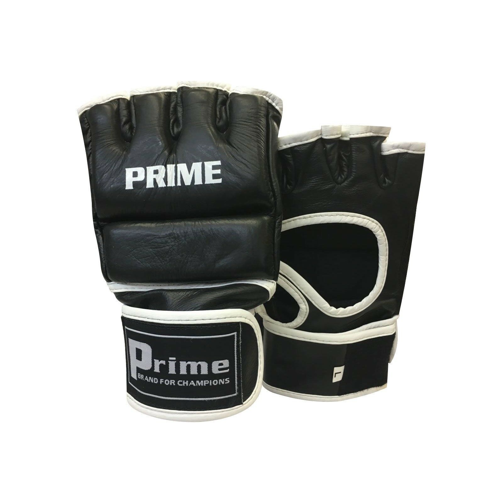 Prime Mma Ufc Grappling Gloves Cage Fight Kick Boxing Muay Thai Punch Bag Black2