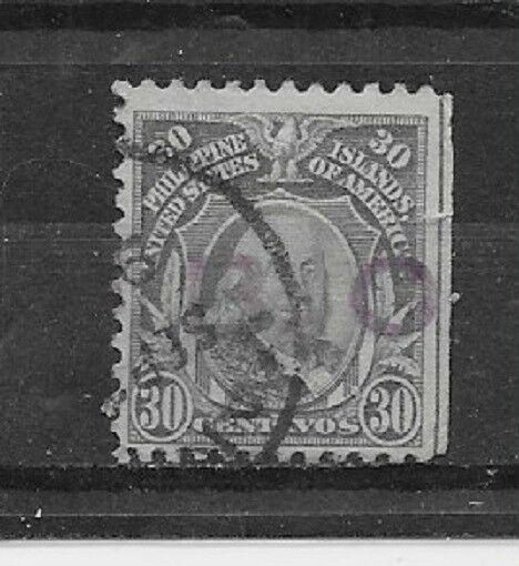 PHILIPPINES Stamps- Scott # 299/A40-30c-Canc/LH-1917-25-NG