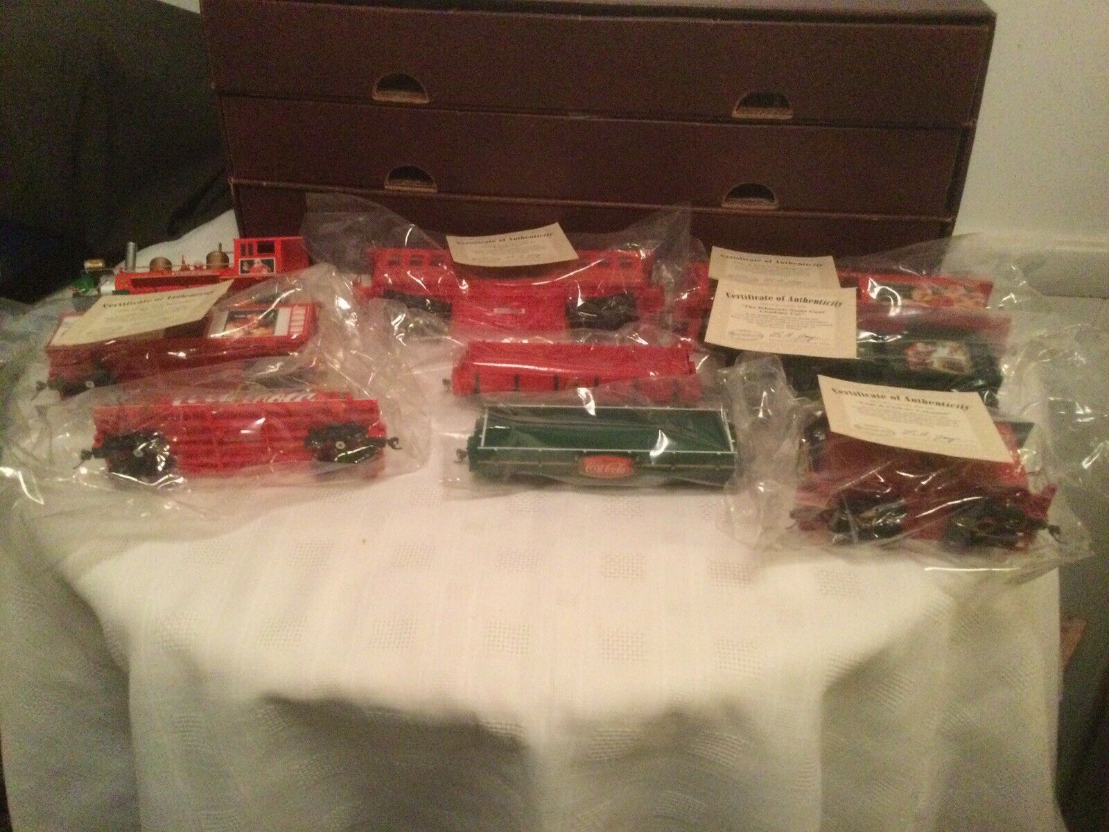 Hawthorne Village Coca Cola Holiday Express, Complete Set,  New