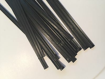 (500 Pcs) Black Plastic Twist Ties 5/32" X 6" Bag Tie Cello