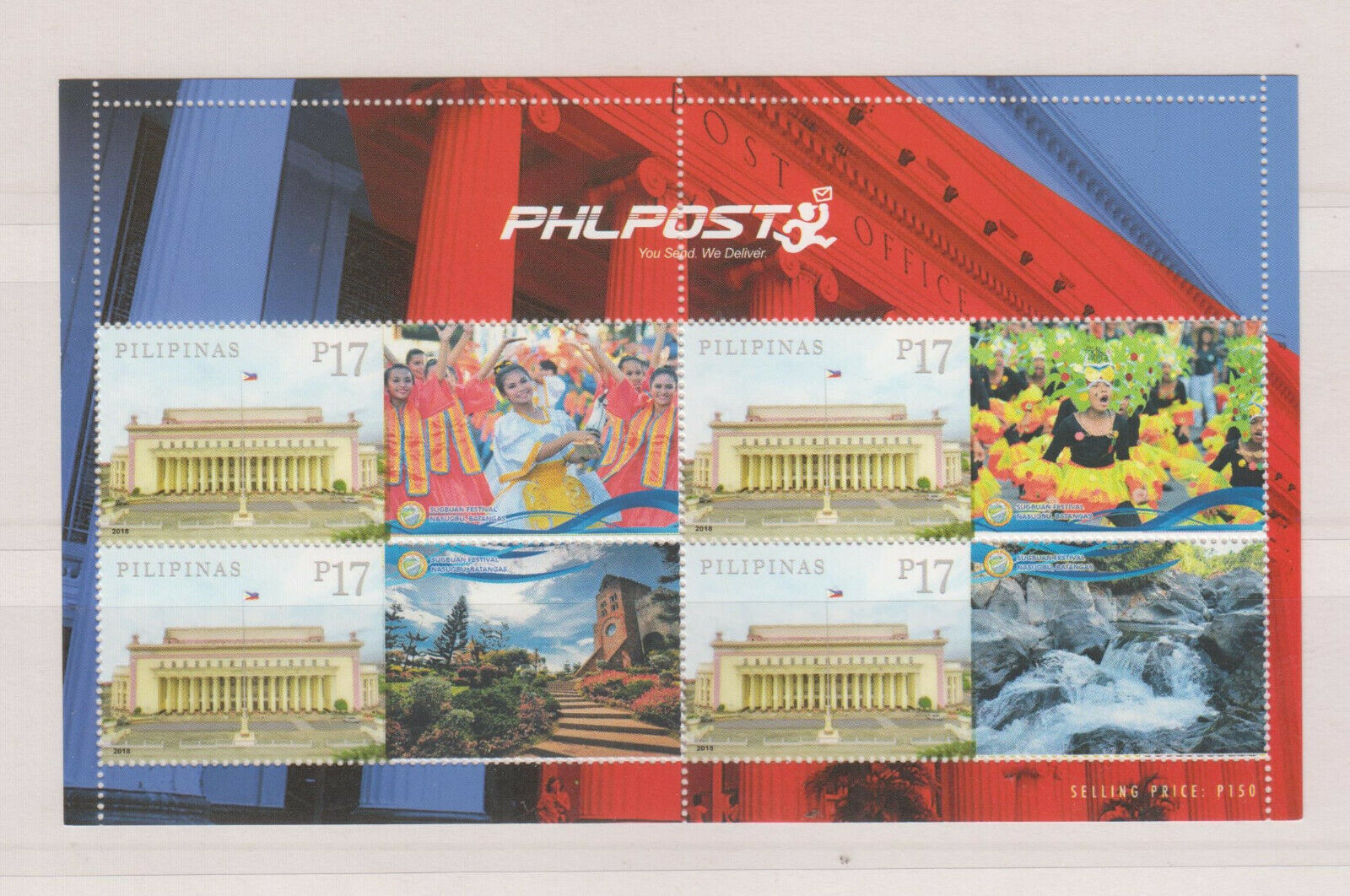 Philippine Stamps 2021 Sugbuan Festival, Nasugbu, Batangas, Personalized Sheet