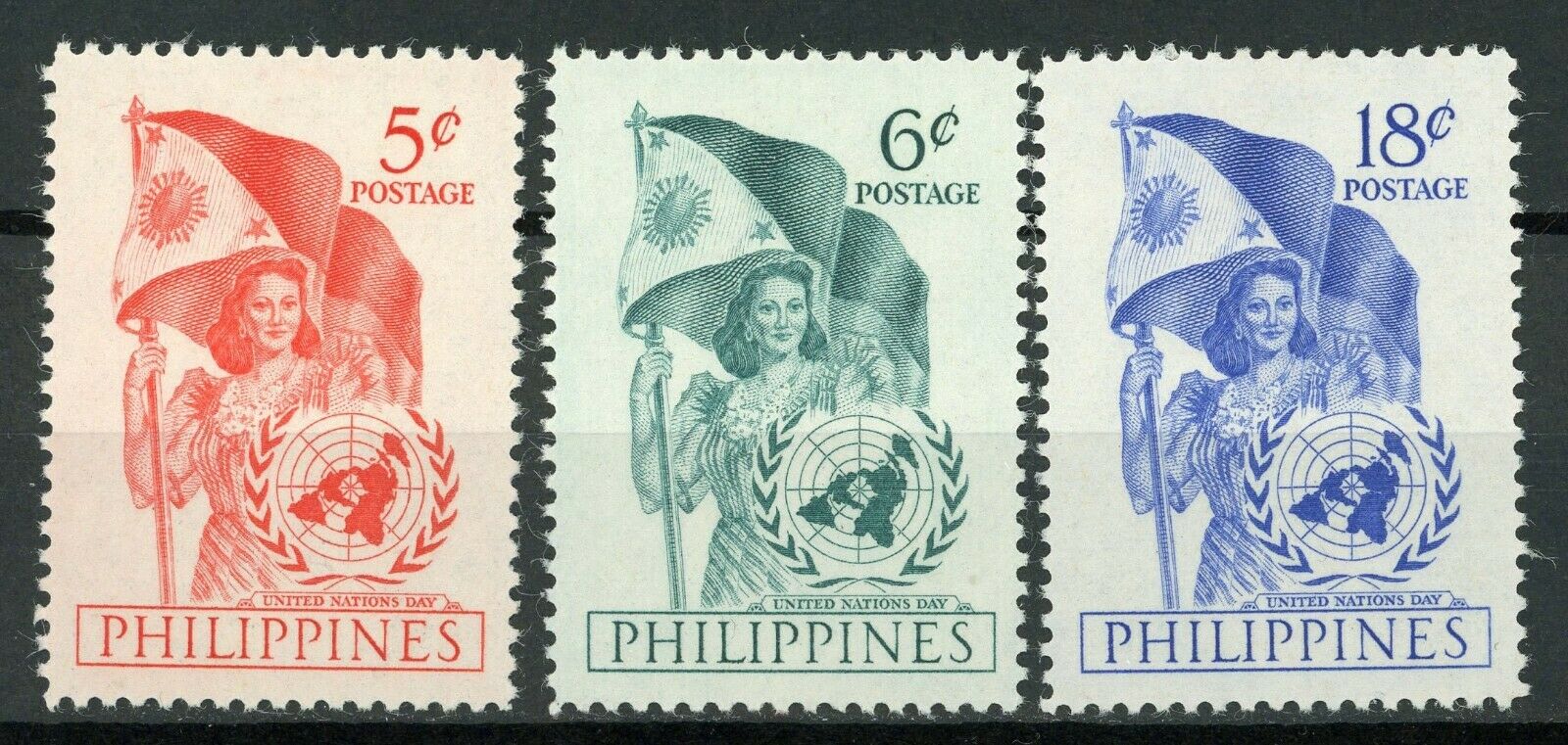 Stamps Philippines, Scott # 569-571 Mint Nh