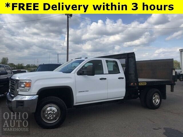 2015 Gmc Sierra 3500 Service Utility 4x4 Stake Bed Liftgate 1-own We Fi