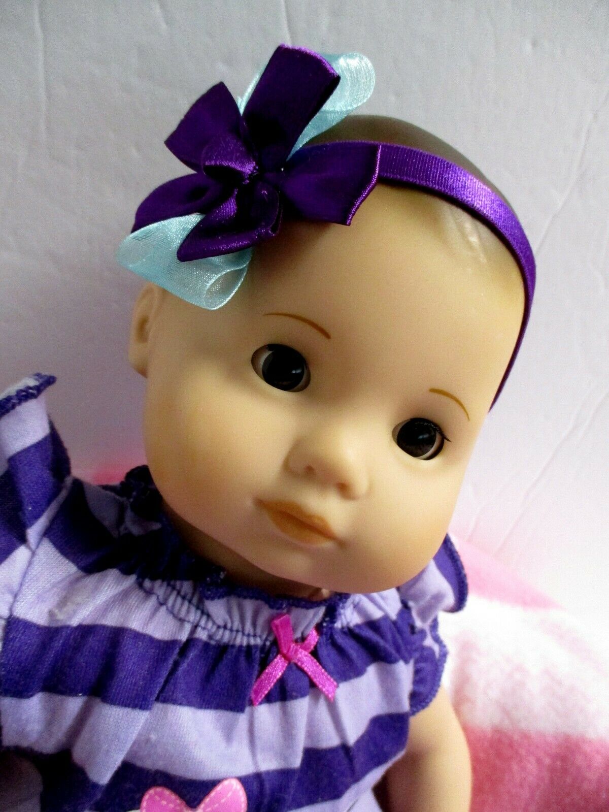 American Girl 15" Bitty Baby Doll Brown Molded Hair & Eyes *sweet