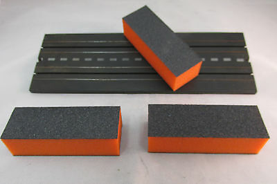 3 Track Cleaning Blocks ~ Works On Carrera, Scalextric, Strombecker, & Others