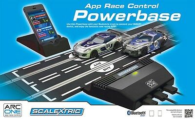 Scalextric ARC ONE Lap Counting Powerbase W/ Transformer & 2 Controllers C8433