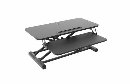 Ergonomic Height Adjustable Standing Desk Tabletop Sit To Stand Workstation