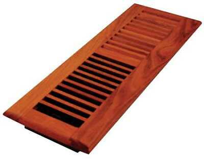 Decor Grates Wlc414-N Floor Register , 4 X 14 , Lacquered Natural , Cherry Wood