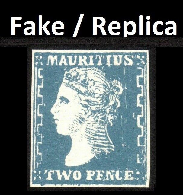 1859, Mauritius 2p, Mng, Sc 17, Fake