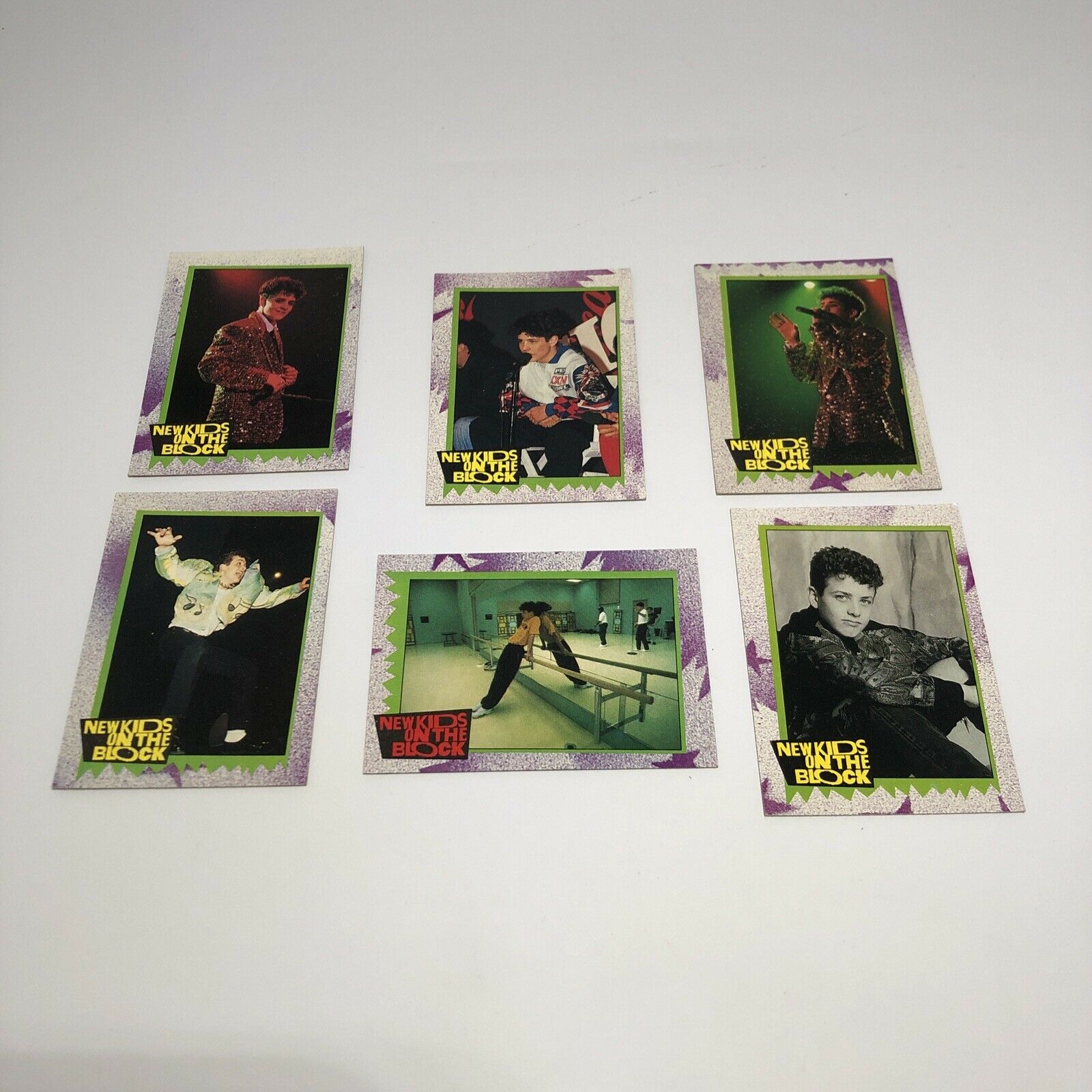 NEW KIDS ON THE BLOCK 1990 Trading Cards Joey McIntyre Lot of 6 Cards VINTAGE
