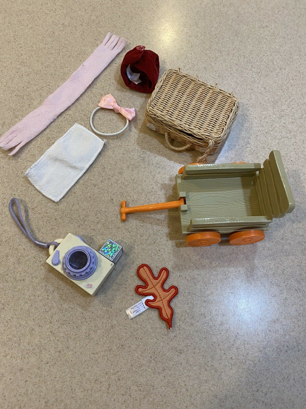 American Girl Bitty Baby Doll And Bear Accessories Lot
