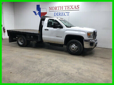 2015 GMC Sierra 3500 FREE HOME DELIVERY! Diesel Dually Flatbed Single C